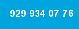 929 934 07 76 929 934 07 76